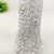 Anjo Rezando Branco Floral Brilho Estátua 26x10cm - Inigual Decor