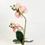 Orquídea Vermelha 3D 47x14x10cm Planta Artificial Toque Real - Inigual Decor