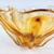 Centro de Mesa Vaso Decorativo de Murano Âmbar 18x30cm - Inigual Decor