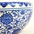 Imagem do Vaso Azul E Branco 18x40cm Porcelana Decoração Cachepot