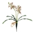 Orquídea Roxa Trichoglottis 45x39cm Planta Artificial
