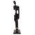 Escultura Silhueta Bronze 42x9x9cm Metal Enfeite Decorativo