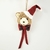Guirlanda De Natal Cabeça De Urso Papai Noel 49x25x7cm - Inigual Decor