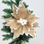 Poinsettia Juta Com Branco 25x23cm Bico De Papagaio Natal - Inigual Decor