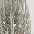 Folhagem Prata Fios De Natal 30x8x8cm Decorativo Glitter - Inigual Decor