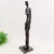 Escultura Silhueta Bronze 42x9x9cm Metal Enfeite Decorativo - Inigual Decor