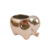 Vaso Decorativo Cachepot Elefante Cobre Rose Gold 8x11x8cm