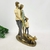 Enfeite Estátua Família Com Pet 25x11x17cm Decorativo - Inigual Decor