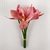 Orquídea Rosa Maço Planta Artificial 24x15cm Silicone - comprar online