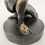 Estátua Homem com Globo Decorativa 30x13cm Estatueta Bronze - loja online