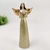 Anjo Pomba Dourado Cobre Enfeite Decorativo Estátua em Resina 19x9x4cm - loja online