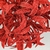 Topiara Vermelha Folhagem De Natal 70x16 Haste Glitter - Inigual Decor