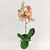 Orquídea Salmão Haste 50x15cm Planta Artificial Toque Real - loja online