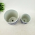 Vaso Azul E Branco 15/10cm Flores E Borboletas Porcelana 2pc - loja online