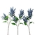 Flor Artificial Astilbe Azul 96x23cm Planta Artificial 3pc
