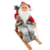 Papai Noel Ski Decorativo 35x14x31cm Boneco De Natal