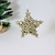 Estrela Champanhe Para Árvore De Natal 12x12cm Penduricalho - Inigual Decor