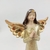 Anjo Rezando Dourado Cobre Enfeite Estátua Decorativa 19x7cm - Inigual Decor