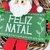 Imagem do Guirlanda de Natal Papai Noel Boneco Placa Feliz Natal Perninhas 40x25cm