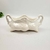 Vaso Floreira Branca Com Alça 10x26x15cm Decorativo Cerâmica - comprar online