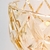 Centro De Mesa Ambar Deli Diamond 18x18cm Com Pé - loja online