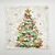 Capa de Almofada Bege Árvore 45cm Decoração De Natal - comprar online