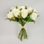 Rosa Branca Ramalhete 26x18cm Planta Artificial Permanente - loja online