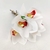 Orquídea Branca Maço Planta Artificial 24x15cm Silicone Branca - loja online