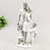 Enfeite Estátua Família Casal 3 Filhos 25x11x7cm Branco - comprar online