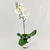 Orquídea Branca Haste 50x15cm Planta Artificial Toque Real - loja online
