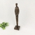 Escultura Homem Marrom Amadeirado 46x10x9cm Poliresina - comprar online