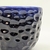 Imagem do Vaso Decorativo Azul Bolha Azul 9x11cm Cerâmica Brilho