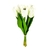 Tulipa Branca Ramalhete 43x20cm Planta Artificial