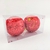Bola de Natal Decorada Vermelha Estrela Kit 2pç Bolas 10cm - comprar online