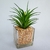 Suculenta Com Vaso Agave Fina 18x13cm Planta Artificial - comprar online