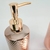 Kit Banheiro Rose Gold Saboneteira Dispenser Porta Escova 3 peças - Inigual Decor