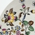 Prato Decorativo Bege Color 28x25cm Porcelana Floral - Inigual Decor