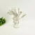 Escultura Coral Branco 29x31x18cm Enfeite Adorno Poliresina - Inigual Decor