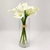 Vaso Decorativo de Vidro Transparente 25x10cm P