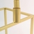 Porta Velas Dourado 20x17x17cm Castiçal Candelabro Metal - Inigual Decor