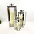 Lanterna Decorativa Marroquina Prata Inox 50/38/25cm Kit 3pc - comprar online