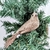 Pássaro Champanhe Com Presilha 7x19x8cm Para Árvore de Natal - Inigual Decor