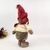 Urso com Gorro Vermelho Boneco de Pelúcia Decoração de Natal 46x23cm - comprar online