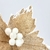 Poinsettia Juta Com Branco 25x23cm Bico De Papagaio Natal na internet