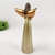 Anjo Pomba Dourado Cobre Enfeite Decorativo Estátua em Resina 19x9x4cm - comprar online