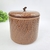 Pote Potiche Marrom Terracota Decorativo 12x12cm P - comprar online