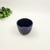 Vaso Decorativo Azul Bolha Azul 9x11cm Cerâmica Brilho - Inigual Decor