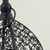 Lanterna Marroquina Preta Decorativa 41x12cm Envelhecida - Inigual Decor