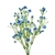 Mosquitinho Azul Buquê 35x15cm Planta Artificial