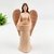 Enfeite Anjo Castiçal C/ Vela Decoração 20cm Nude Moderno na internet